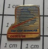 2217 Pin's Pins / Beau Et Rare / EDF GDF / SERVICES COTE D'OR - EDF GDF