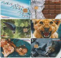 TC21 - 6 CARTES A PUCE DE SUISSE Pour 2 € - Svizzera