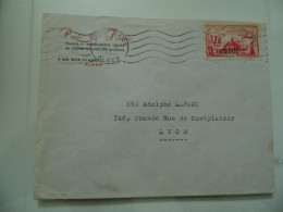 Busta Viaggiata Per La Francia "Paule E. Frederic ALGER" 1955 - Lettres & Documents