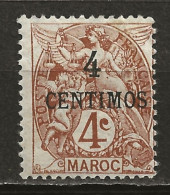 MAROC Colo:, *, N° YT 23, Ch., TB - Unused Stamps