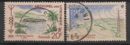 COMORES - 1960 - N°YT. 17 à 18 - Radiodiffusion - Oblitéré / Used - Oblitérés