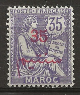 MAROC Colo:, *, N° YT 33, Ch., TB - Unused Stamps