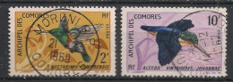 COMORES - 1967 - N°YT. 41 Et 42 - Oiseaux - Oblitéré / Used - Oblitérés