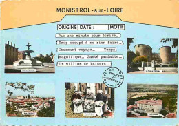 43 - Monitrol Sur Loire - Multivues - Folklre - Etat Pli Visible - CPM - Voir Scans Recto-Verso - Monistrol Sur Loire