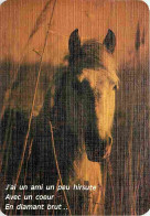 Animaux - Chevaux - Tete De Cheval - Portrait De Cheval - Coucher De Soleil - Flamme Postale - CPM - Voir Scans Recto-Ve - Pferde