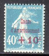 N° 246 (Caisse Amortissement TB Centrage) Neuf** LUXE: COTE= 12 € - 1927-31 Sinking Fund