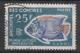 COMORES - 1968 - N°YT. 48 - Poisson - Oblitéré / Used - Gebraucht