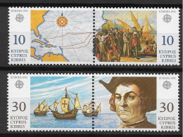 Cyprus 1991.  Europa Mi 790-93  (**) - 1992