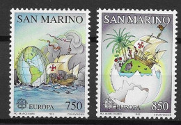 San Marino 1992.  Europa Mi 1508-09  (**) - 1992