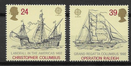 Great Britain 1992.  Europa Mi 1400-01  (**) - 1992