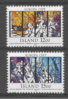 Iceland 1987.  Europa Mi 665-66  (**) - 1987