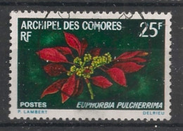 COMORES - 1970 - N°YT. 56 - Fleurs - Oblitéré / Used - Used Stamps