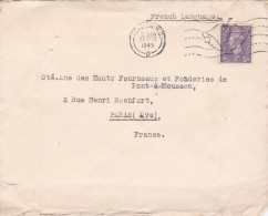 Grande Bretagne--1945--Lettre De LONDON W.C Pour PARIS 17°(France)...timbre...beau Cachet.. - Lettres & Documents