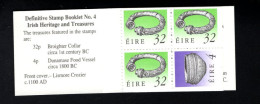 1997055329 1990  SCOTT 781C  (XX) POSTFRIS  MINT NEVER HINGED - ART TREASURES OF IRELAND BOOKLET 4 - Ongebruikt