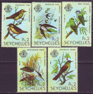 SEYCHELLES - PROTECTBIRDS GREY  PARROTS - **MNH - 1979 - Papagayos