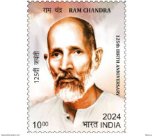 India 2024 125th BIRTH ANNIVERSARY Of RAM CHANDRA 1v Stamp MNH As Per Scan - Nuevos