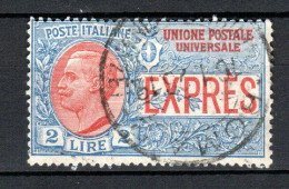 1922 Expres 2 Lire Nice Cancellation (used/gest. (it026) - Exprespost