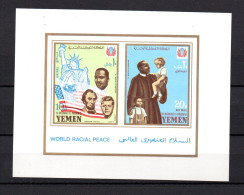 Jemen 19680 Block 130B Rassendiskriminierung/Kennedy Postfrisch - Yemen