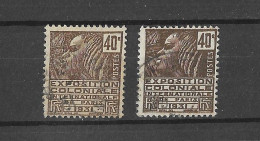 VARIETE DE COULEUR N° 271 (2 Nuances Différentes)  OBLITERE - Used Stamps