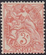 FRANCE, 1900 - 1924, Type Blanc (Yvert 109 **) - 1900-29 Blanc