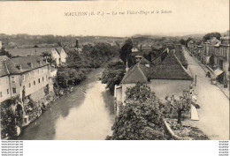 D64  MAULEON  La Rue Victor-Hugo Et Le Saison  ..... - Mauleon Licharre