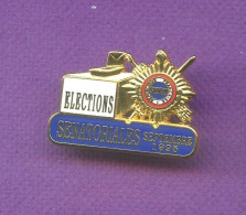 Superbe Pins Politique Republique Francaise Senat Elections Senatoriales 1995 Zamac Q355 - Administrations