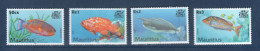 Ile Maurice, Mauritius, Yv 946, 947, 948, 949, Mi 907, 908, 909, 910, Poisson, **, - Maurice (1968-...)