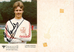 Fußball-Autogrammkarte AK Ludger Lulu Kanders FC Bayer 05 Uerdingen 79-80 KFC Kalkar Xanten Fortuna Düsseldorf TuS Celle - Autogramme