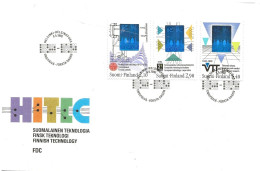 Finland   1992 Technology Mi 1175-1177  FDC - Briefe U. Dokumente