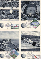 MONACO.1963. RARE  "CENTENAIRE DU FOOTBALL". SERIE DE 12  CARTES "MAXIMUM.1er CHOIX. - Lettres & Documents