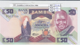 BILLETE ZAMBIA 50 KWACHA 1986 P-28a SIN CIRCULAR - Altri – Africa