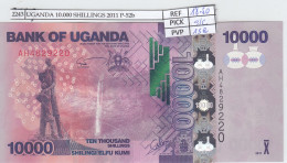 BILLETE UGANDA 10.000 SHILLINGS 2011 P-52b FECHA RARA SIN CIRCULAR - Autres - Afrique