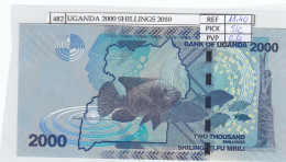 BILLETE UGANDA 2000 SHILLINGS 2010 P-50a SIN CIRCULAR - Autres - Afrique