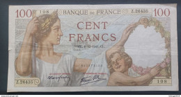 BANKNOTE MADAGASCAR 100 FRANCS 1941 DISCREET PRESERVATION !! UNCIRCULATED - 100 F 1939-1942 ''Sully''