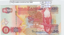 BILLETE ZAMBIA 50 KWACHA 2003 P-37d.2 SIN CIRCULAR - Other - Africa