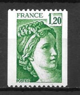 Année 1980  ** Y. & T. N° 2103 B  ** SANS PHOSPHORE Et SANS N° Rouge - Coil Stamps