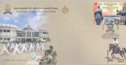 Sardar Ballabhbhai Patel Police Academy, FDC, 2008, Condition As Per Scan - Briefe U. Dokumente