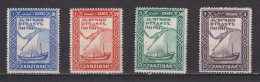 Lot De Timbres Neufs* De Zanzibar De 1944 YT 195 à 198 MH - Zanzibar (...-1963)