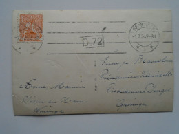 D201818  CPA   Netherlands  Cancel  Groningen 1924 - Little Girl - Covers & Documents