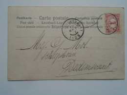 D201820  CPA   Netherlands  Cancel  1902  Groningen?  Dedemsvaart -Woman Eating Grapes - Reutlingen Paris - Storia Postale