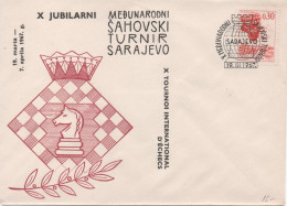 Yugoslavia, Chess, X International Tournament Sarajevo 1967, Automatic Cancel - Ajedrez