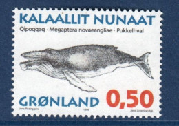 Groenland, **, Yv 267, Mi 288, SG 297, Baleine à Bosse Ou Rorqual à Bosse (Megaptera Novaeangliae), - Nuevos