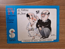 18896. Concorso TV Radiocorriere  Fabbrica Dei Sogni De Mita Craxi 1987 - Non Classés