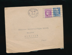 France 2 Tibres Oblitérés Ceres Et Marianne Paris 1947 - Used Stamps