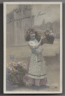 Petite Fille Marchande De Fleurs - Stebbing Photo - Editeur Étoile -Série N° 1060 - Colorisée - Animée - Street Merchants
