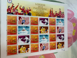 Hong Kong MNH Sheet Stamp 2012 Table Tennis Race Swim Fencing - Storia Postale