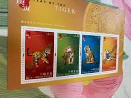 Hong Kong Stamp MNH 2010 Specimen Tiger - Año Nuevo