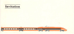 SNCF 20 . TGV Sud-Est . Dépliant Horizontal X2 . Invitation . - Spoorweg