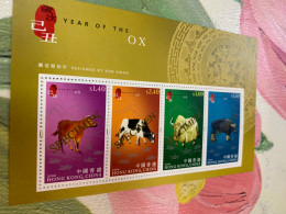 Hong Kong Stamp MNH 2009 Specimen Ox - Año Nuevo