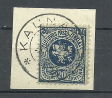 LITAUEN Lithuania 1919 Michel 32 O KAUNAS Nice Cancel On Cover Piece - Litauen